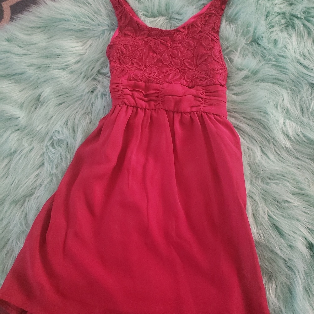 Girls Maroon Dress
